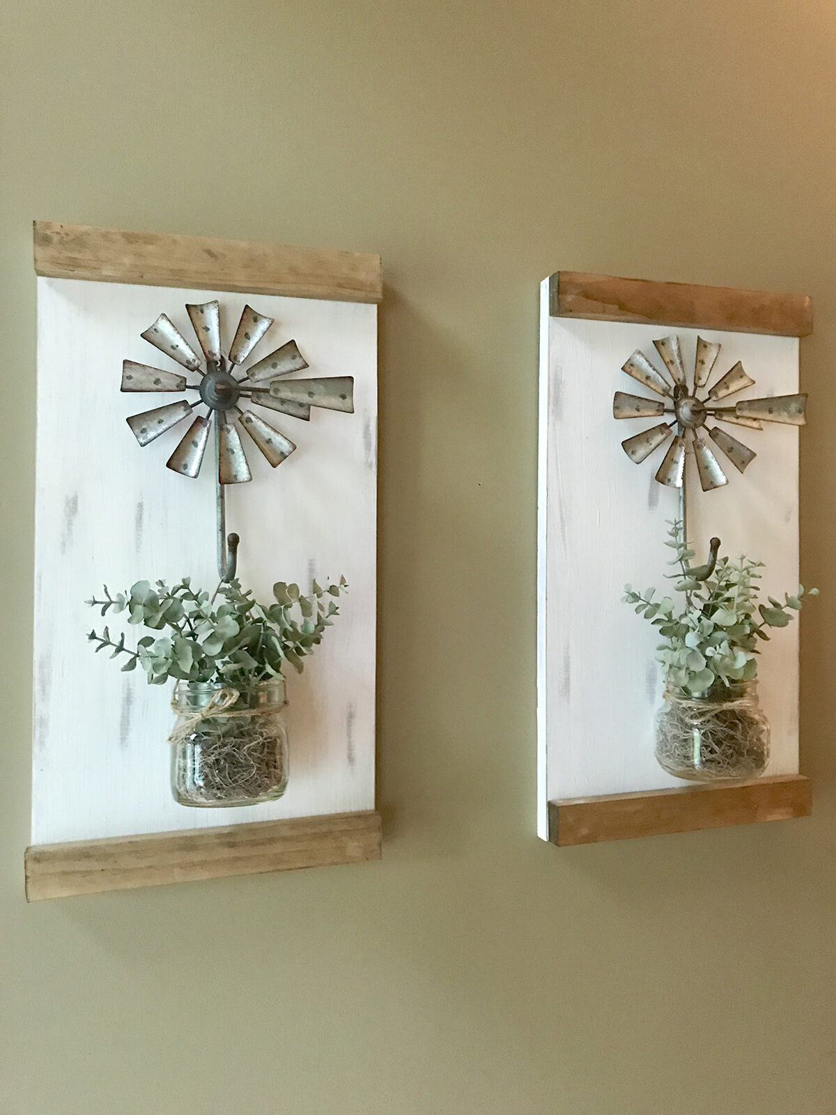 Homemade Windmill Planters for Artists and Designers