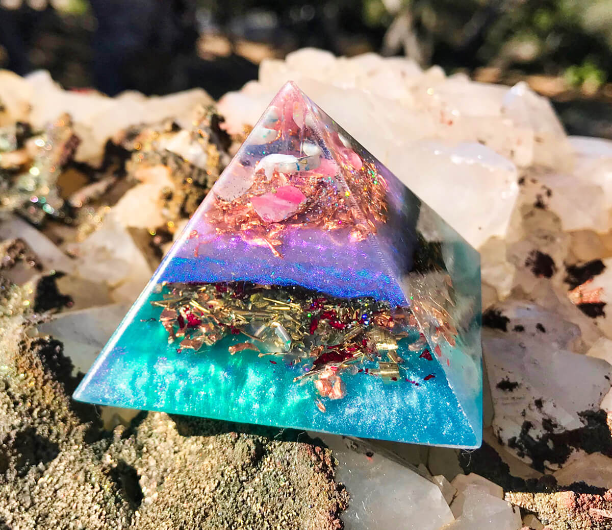 Breathtakingly Beautiful Orgone Pyramid