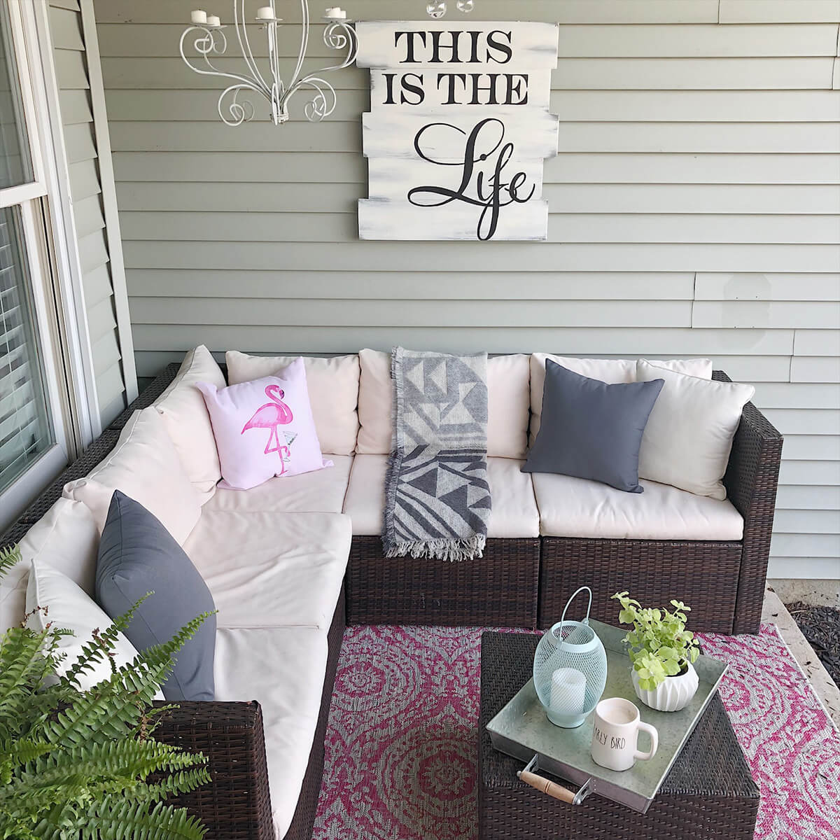 Peaceful Patio Sitting Area for Enjoying Tea