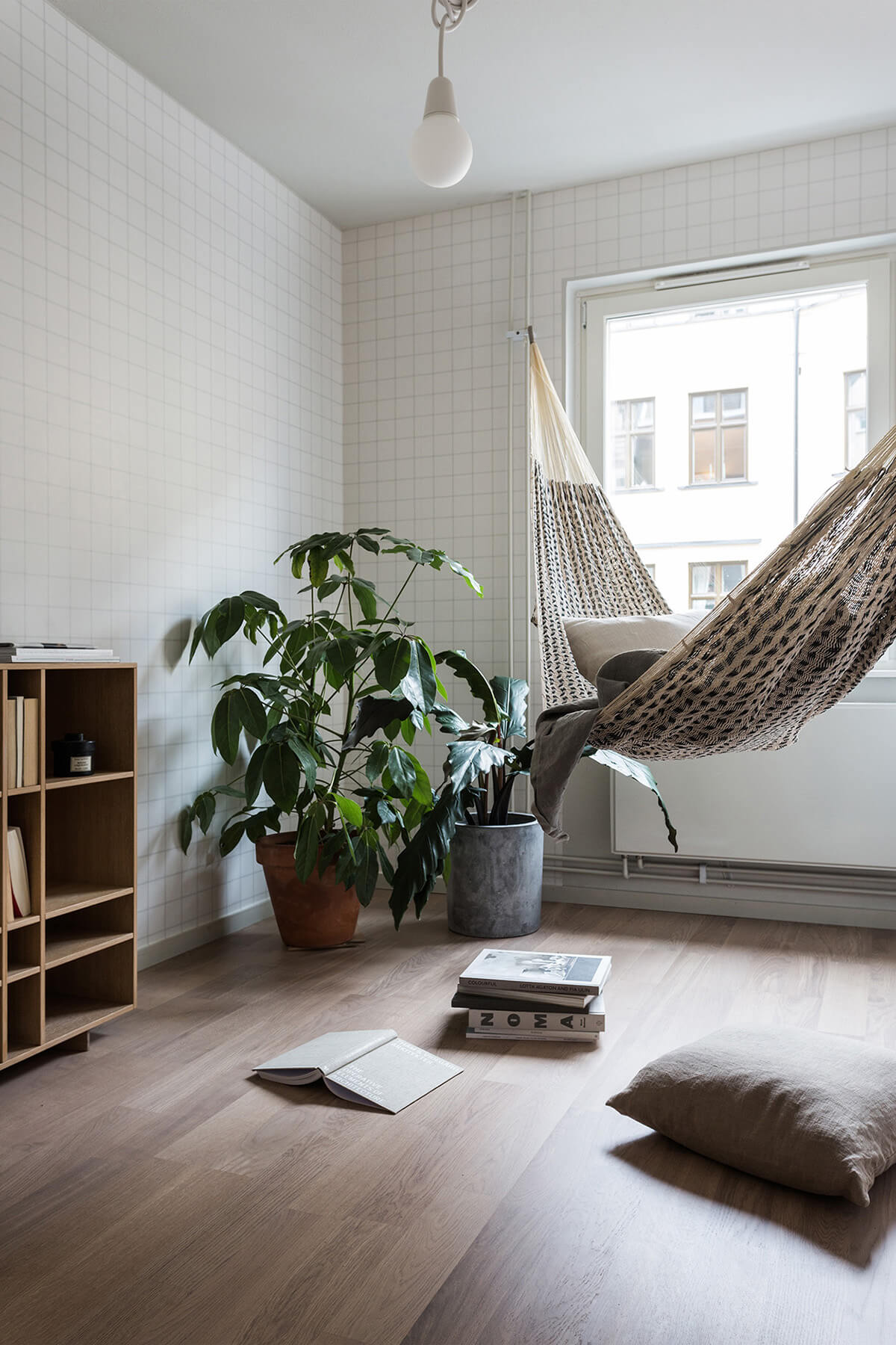Hammock with Potted Plants