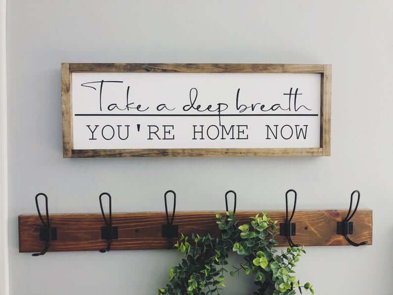 It's Good to Be Home Wooden Sign