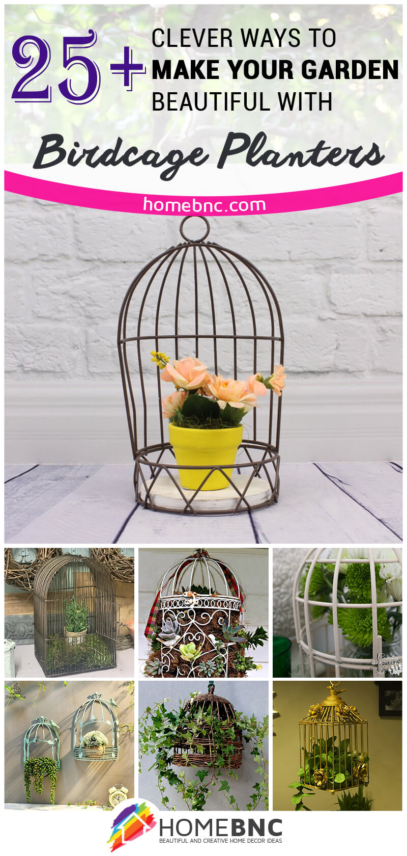 Bird Cage Design Ideas   Birdcage Planters Pinterest Share Homebnc V4 