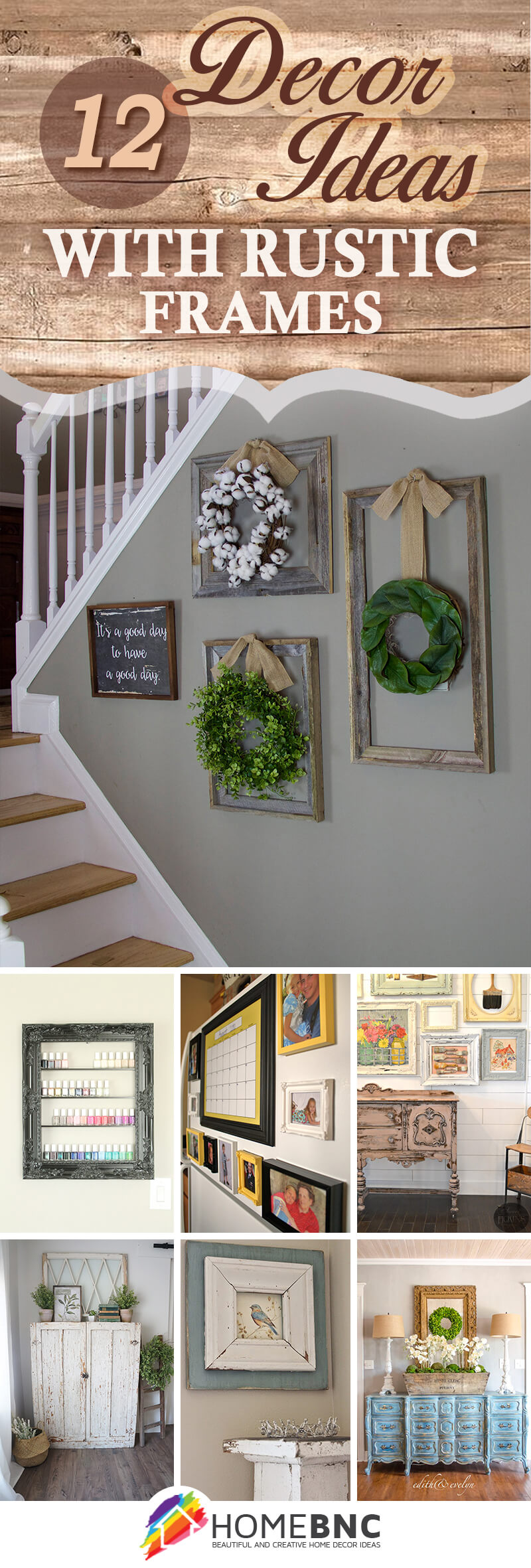 Decorating Ideas with Rustic Frames