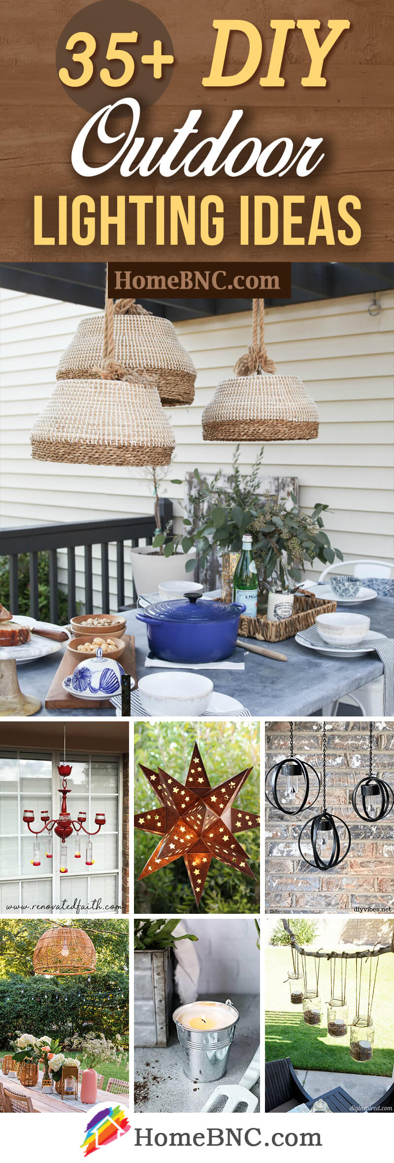 35 Best Diy Outdoor Lighting Ideas And, Lighted Yard Decorations For Summer House