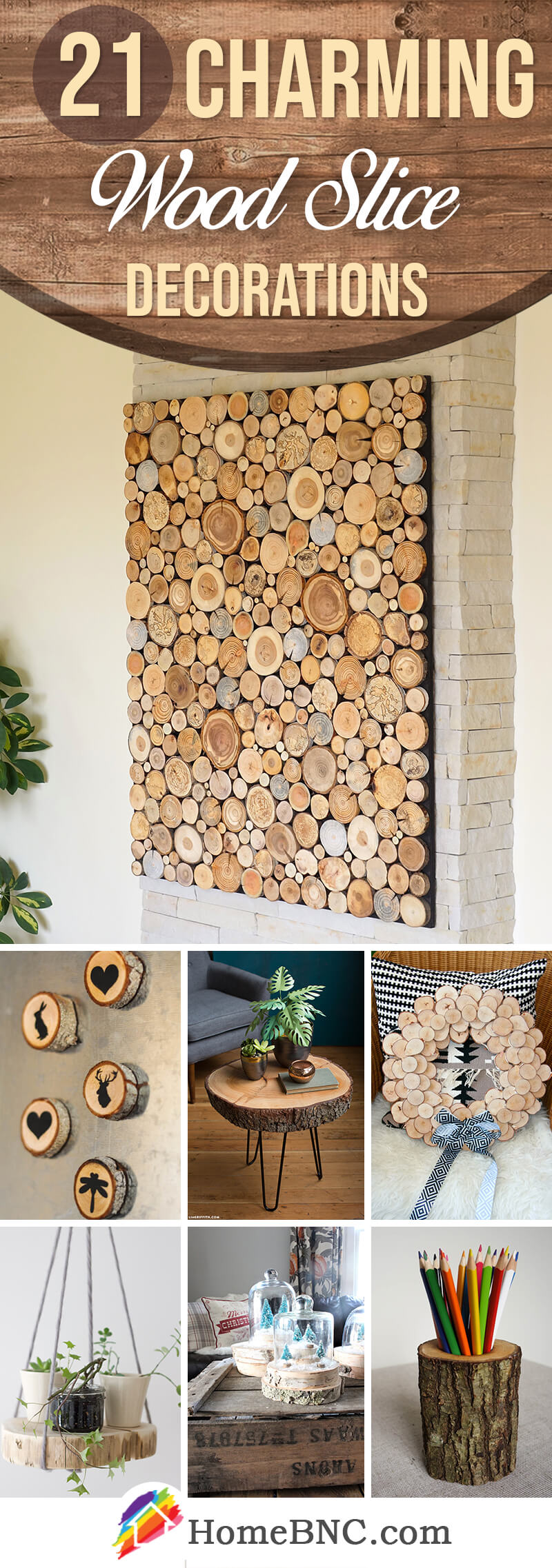 Wood Slice Decorations