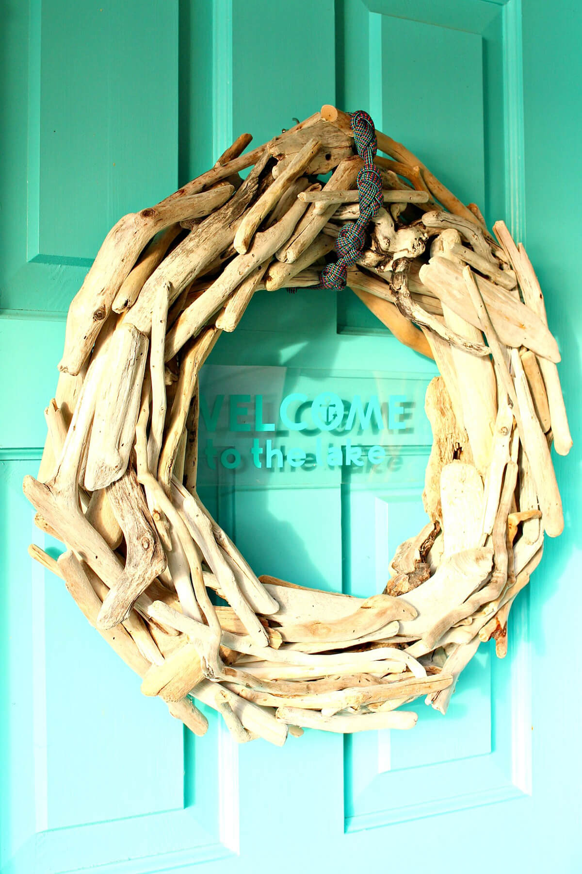 Rugged and Rustic Nautical Driftwood Wreath