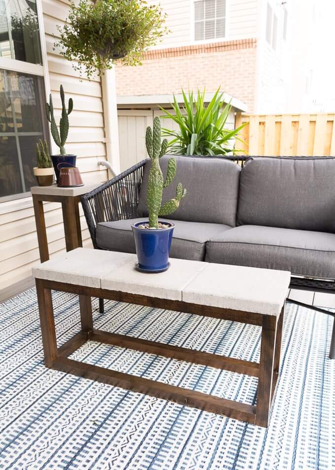 45 Best Diy Outdoor Furniture Projects, Unique Ideas For Outdoor Coffee Table