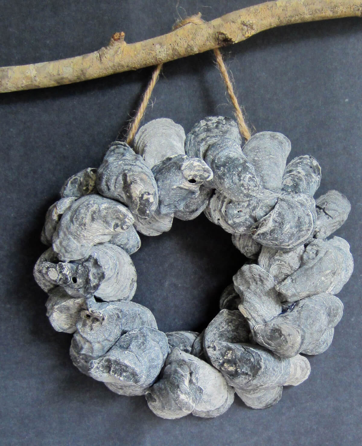 Nautical by Nature Oyster Shell Wreath