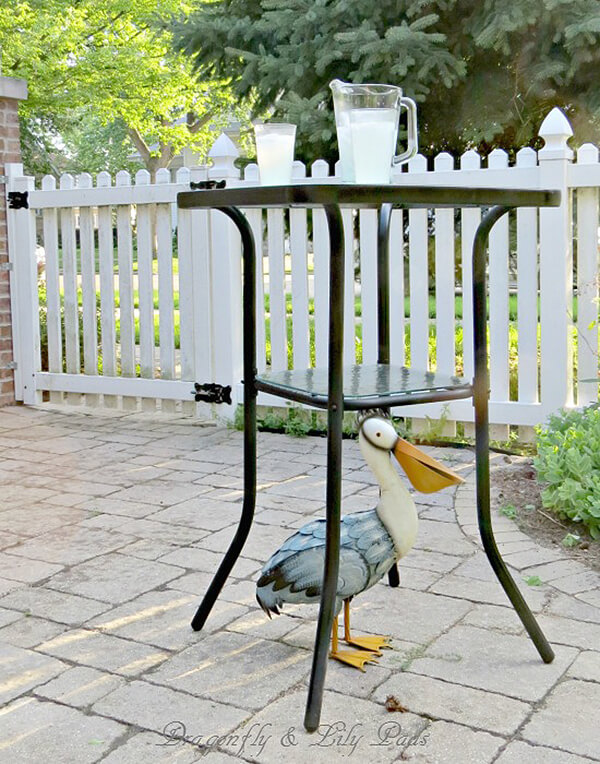 Outdoor Patio Refreshment Table