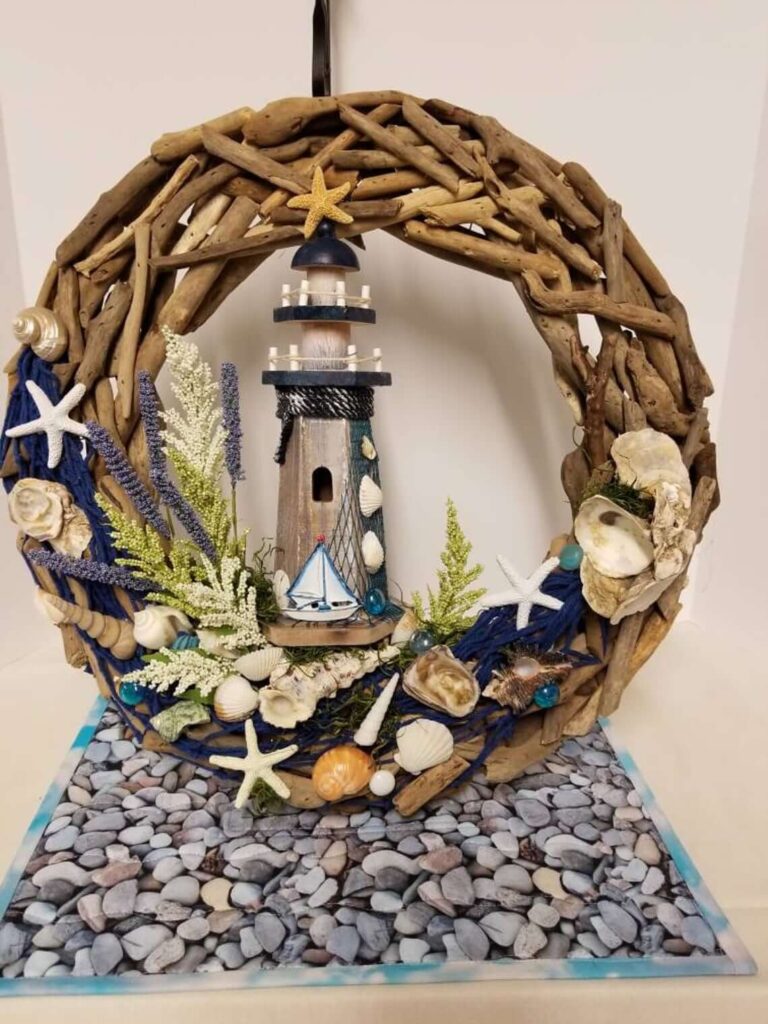 19 Best DIY Nautical Wreath Ideas For Your Door In 2023   10b Diy Nautical Wreath Ideas Coastal Designs Projects Homebnc V2 768x1024 