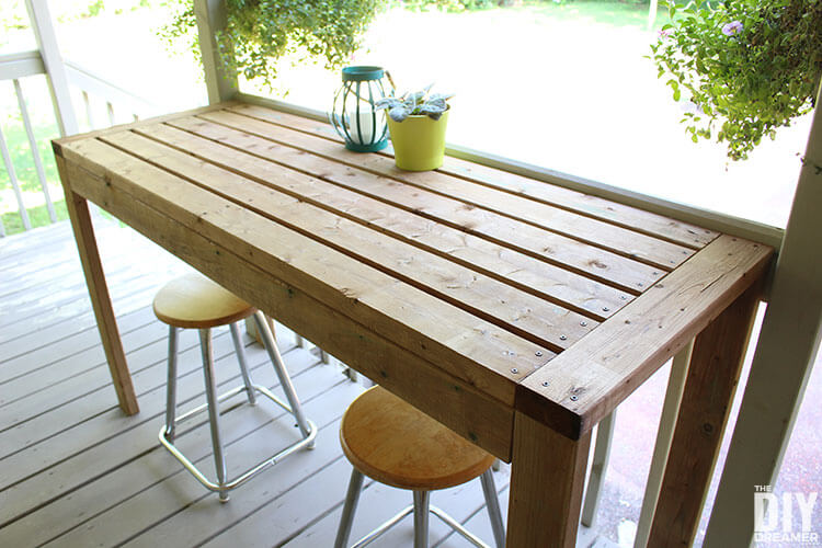 Simple, Sturdy Outdoor Bar or Countertop