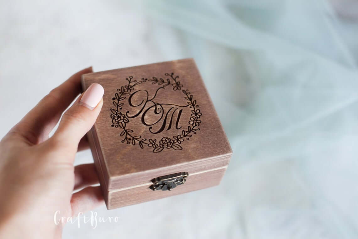 Custom Wooden Ring-Bearer Box