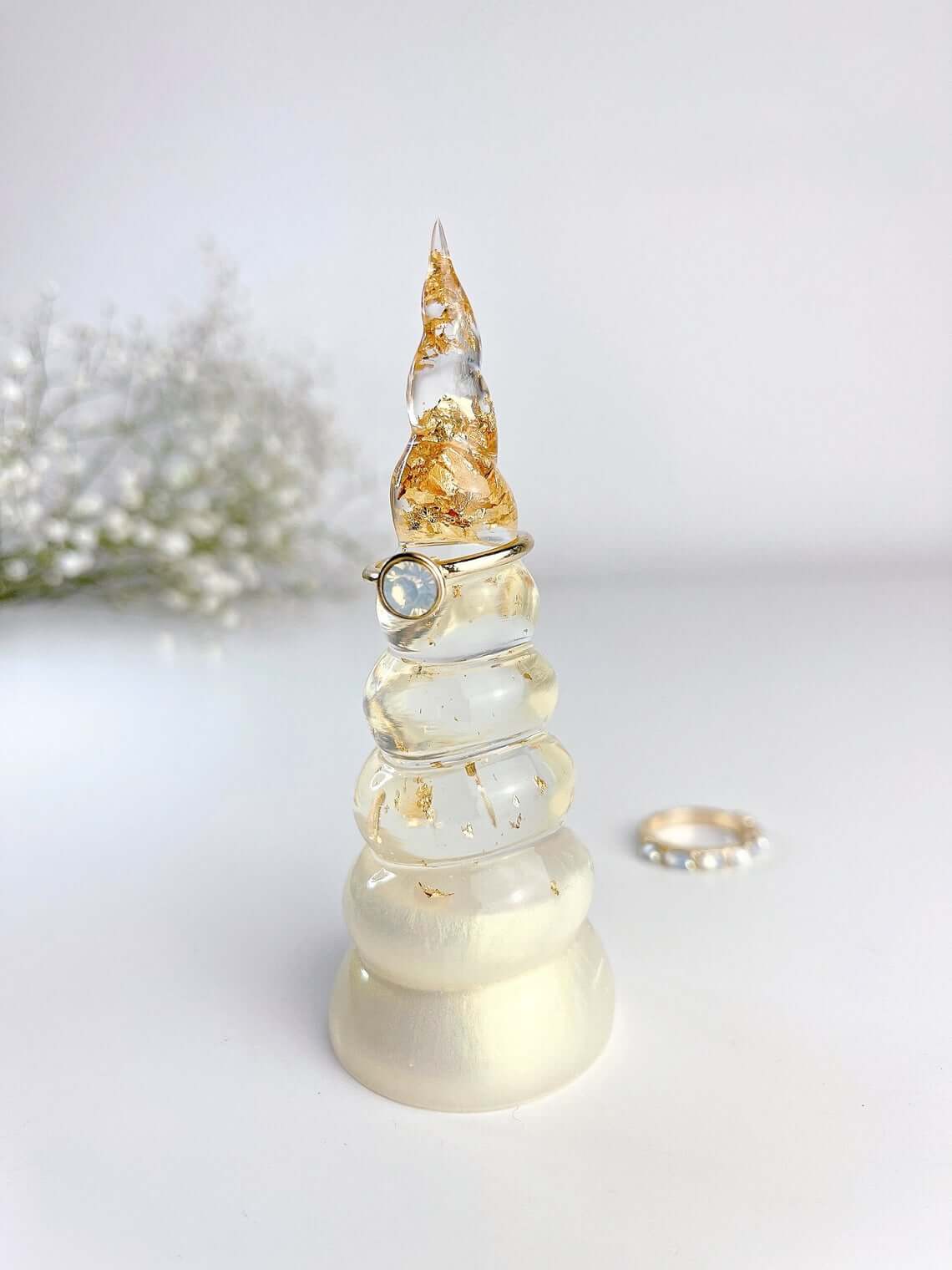 Colorful Unicorn Horn Ring Tree
