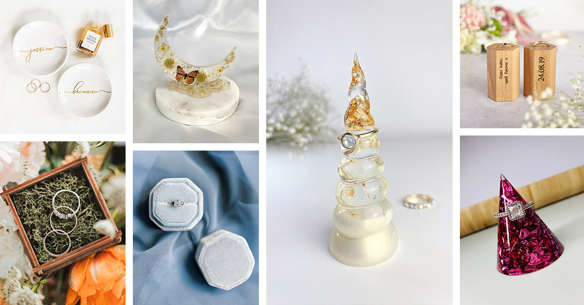 Featured image for “39 Adorable Ring Holder Ideas to Jazz Up Your Dressing Table”