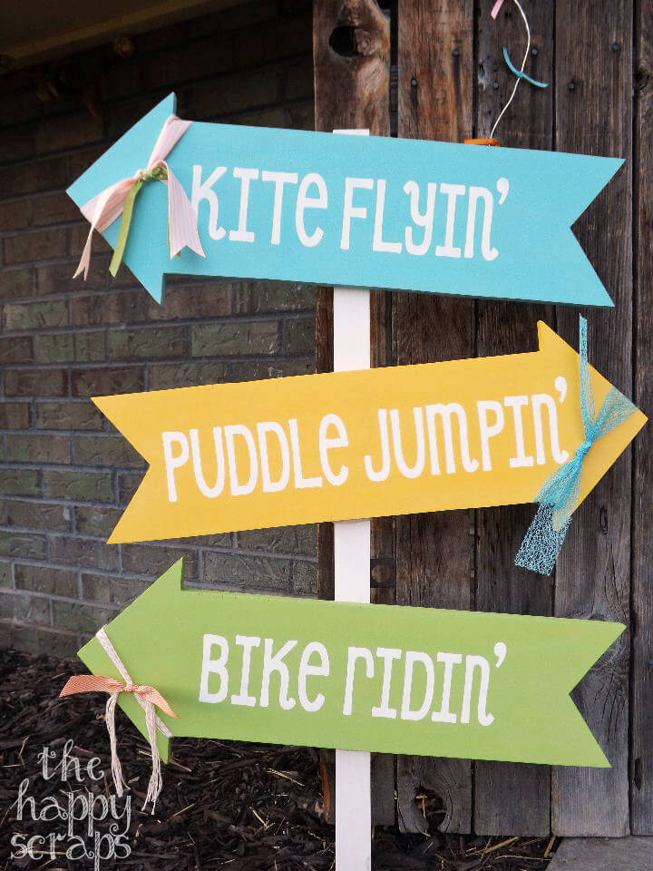 Summer Activities Crossroads Outdoor DIY Sign