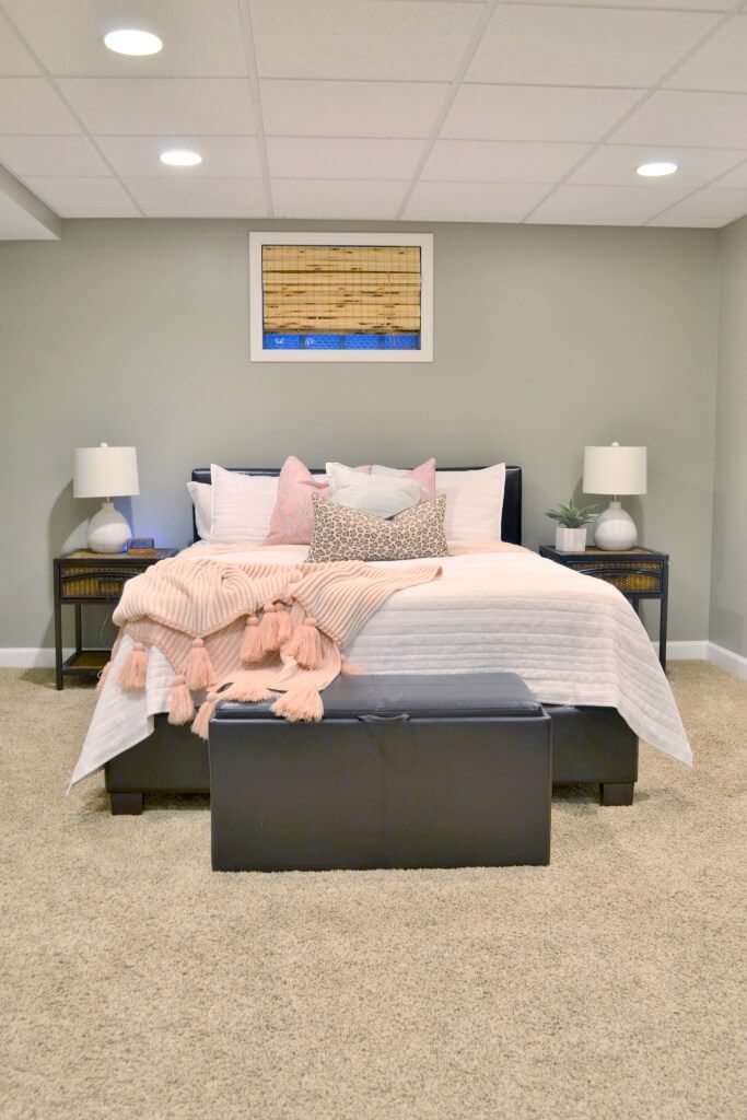 Small Basement Bedroom with Lots of Character