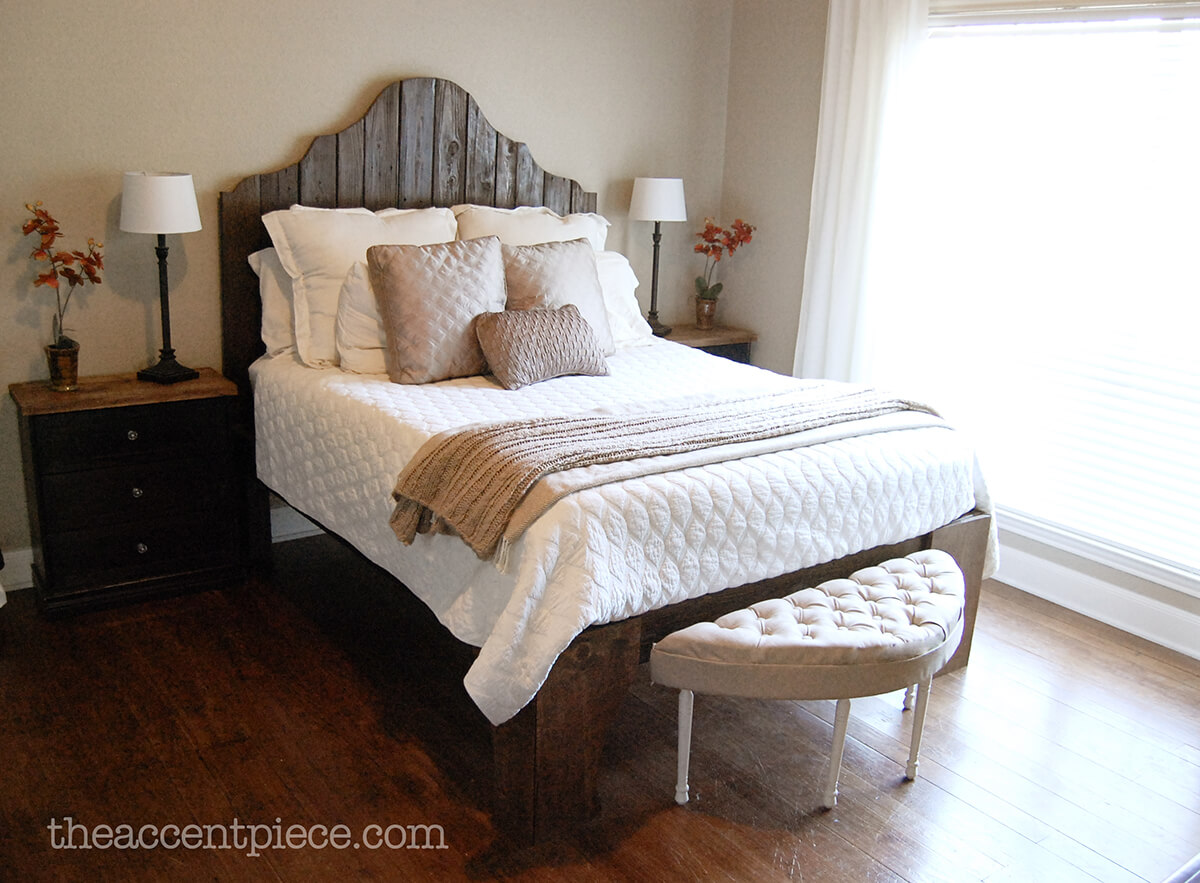 Small Bedroom Sophistication: Tufted Bench Project