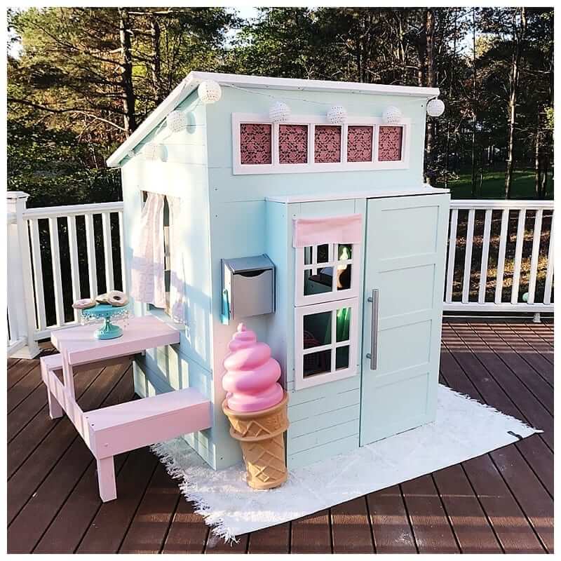 Cool Upcycled Kid Kraft Playhouse