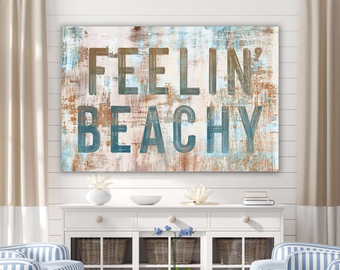 Vintage Flair Feelin' Beachy Summer Sign