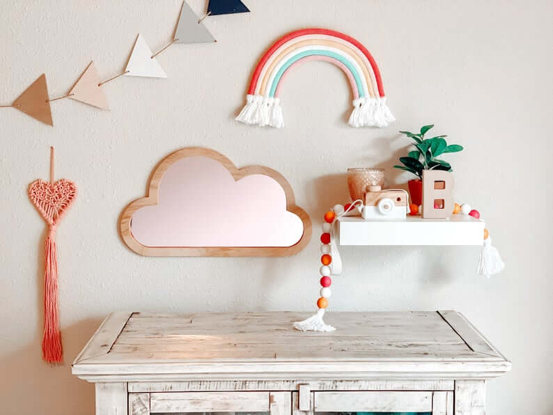 Whimsical Rainbows Reflecting a Cheerful Space
