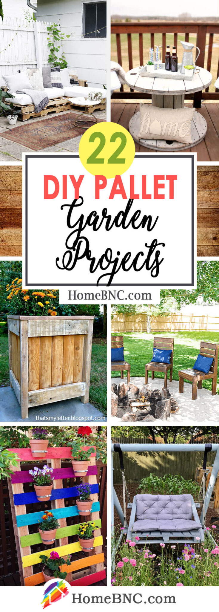 22 Best DIY Pallet Garden Ideas That Will Make Your Yard Colorful In 2021   Diy Pallet Garden Ideas Pinterest Share Homebnc 734x2048 