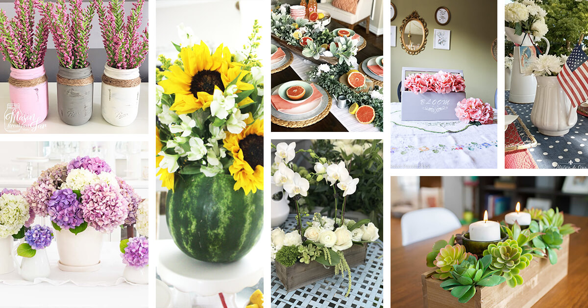 Featured image for “26 Stylish DIY Ways to Upgrade Your Centerpiece this Summer”