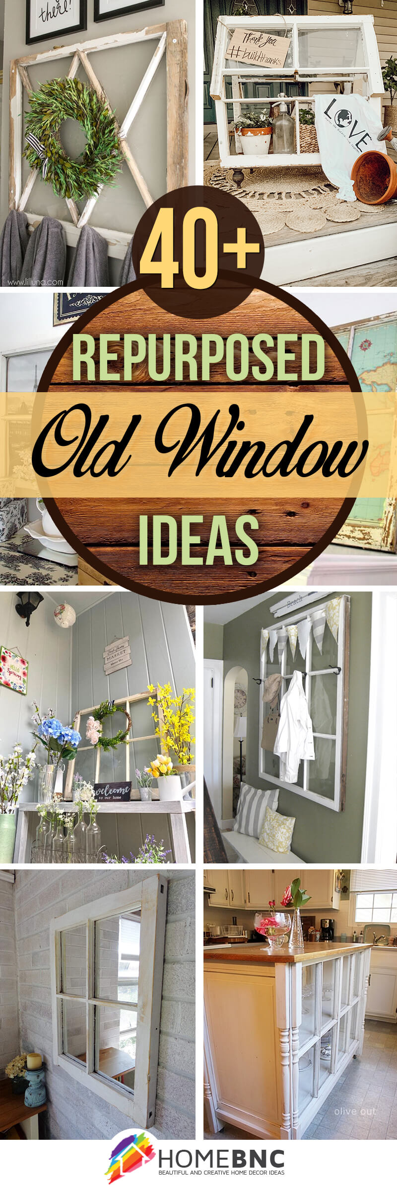 40+ Best Repurposed Old Window Ideas and Designs for 2022
