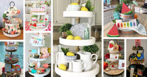 Best Tiered Tray Decor Ideas for Summer
