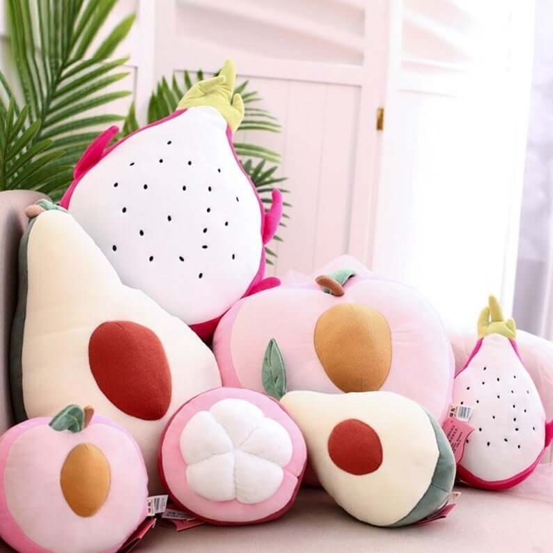 Cute Fruit Shaped Plush Pillow