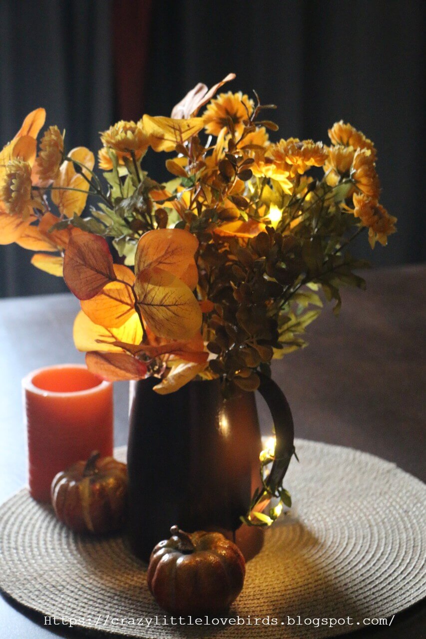 Pretty as a Pitcher Fall Floral Arrangements