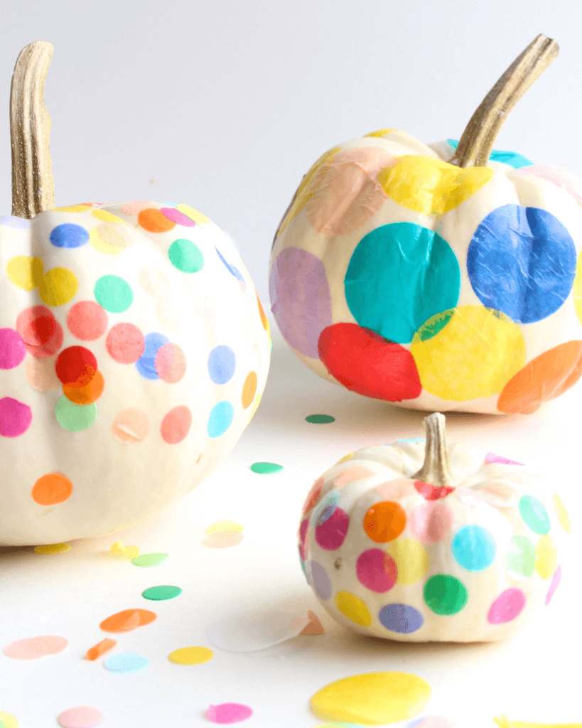 Celebration Colored Confetti Creative Pumpkin Decorating