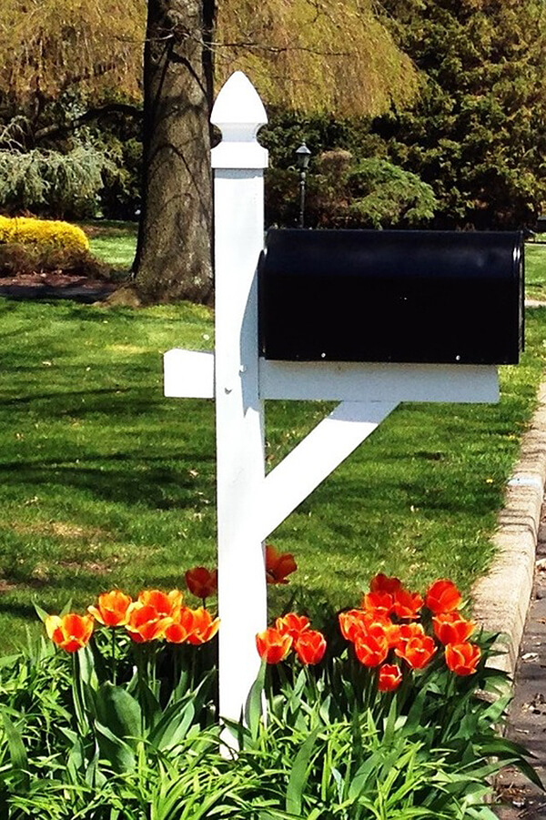 Renovated Old Mailbox and Post