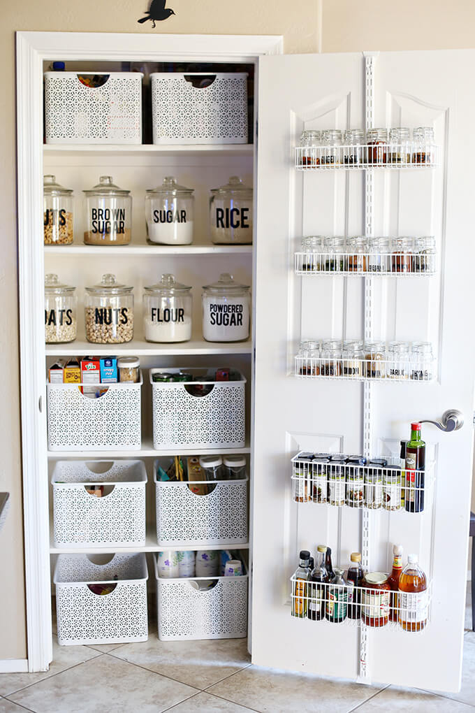 Easy Small Kitchen Pantry Makeover