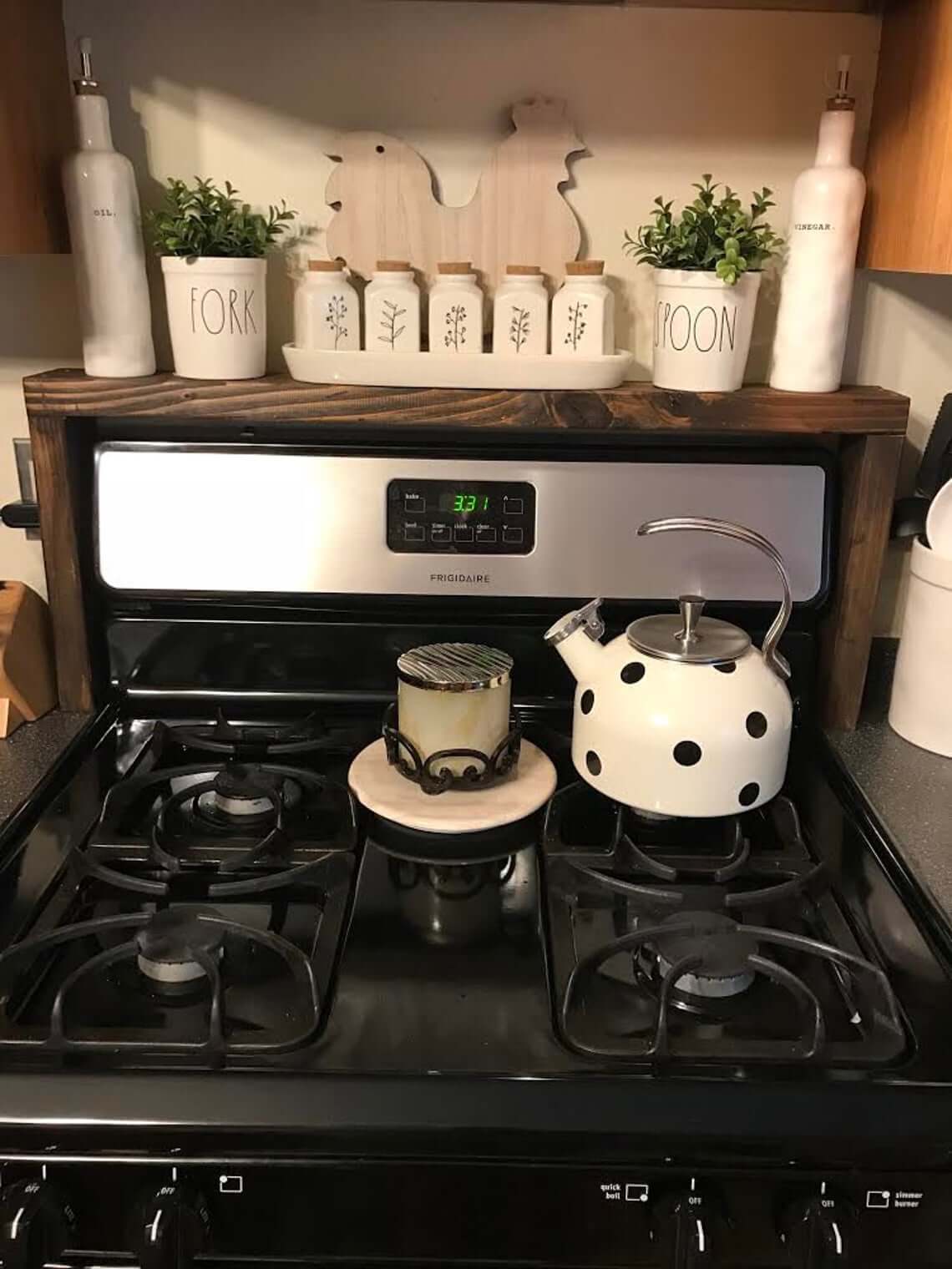 Above the Stove Spice Rack