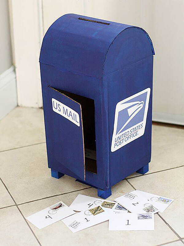 Authentic DIY Cardboard Mailbox Project