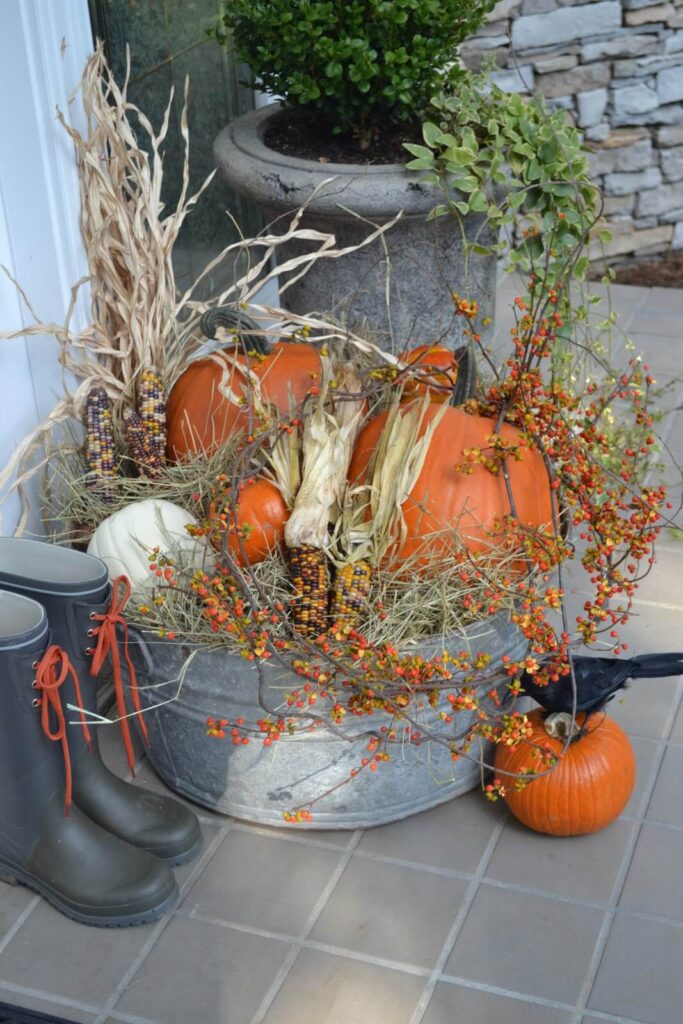 15 DIY Outdoor Fall Decorations for Warming Up Your Yard in 2024