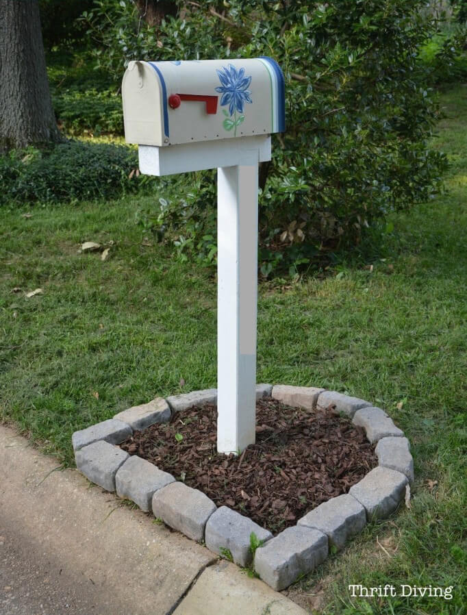 Cute Custom Painted Mailbox Post
