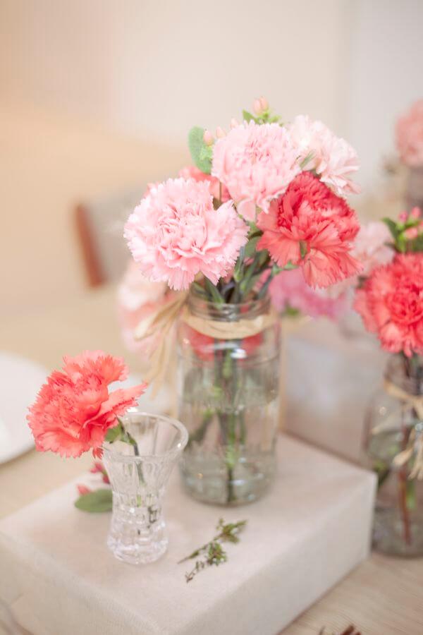 All Things Pink Blossoming Floral Table Decor