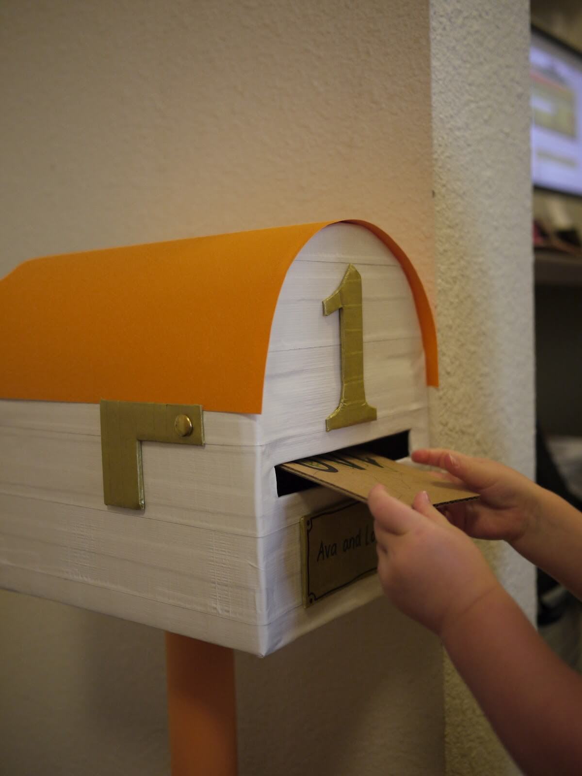 Homemade Child Sized Toy Mailbox