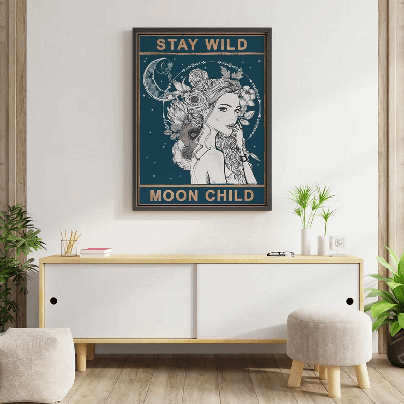 Stay Wild Moon Child Wall Art