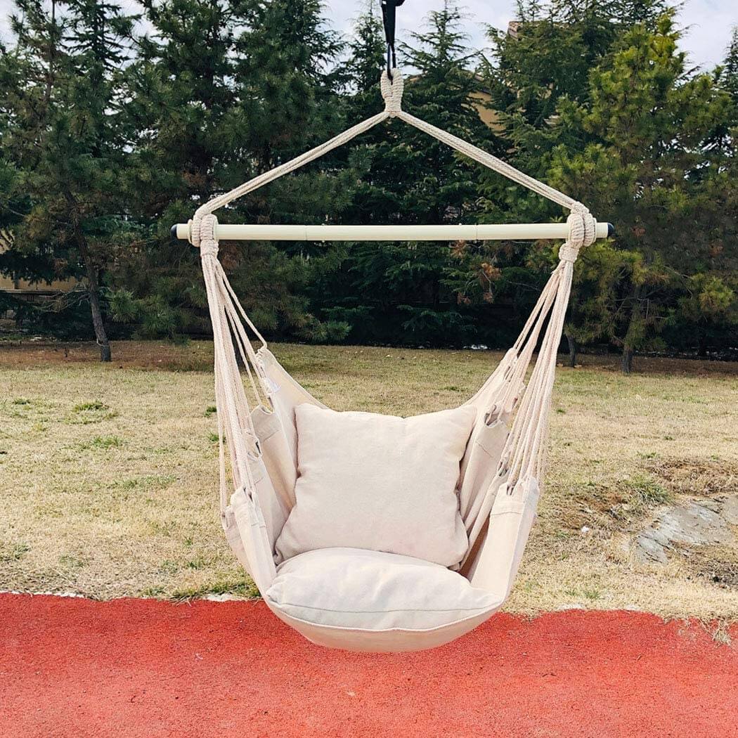 Hanging Hammock Chair and Rope Swing