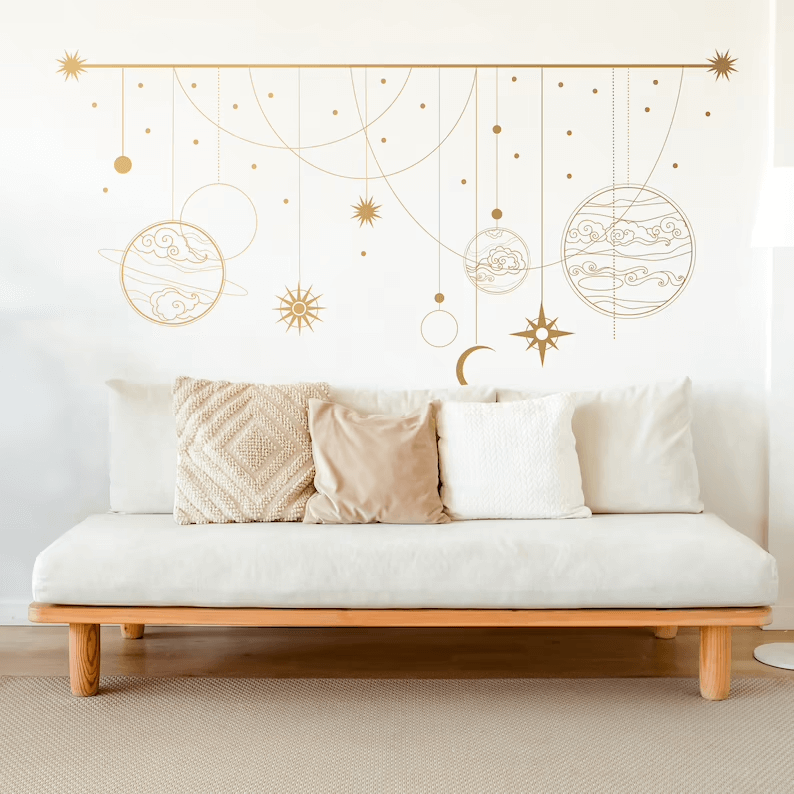 Fun Mystical Moon Wall Decals