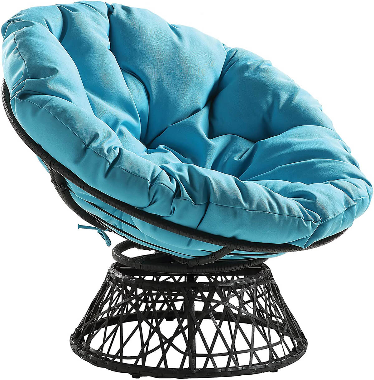 Cool Wicker Papasan Swivel Chair