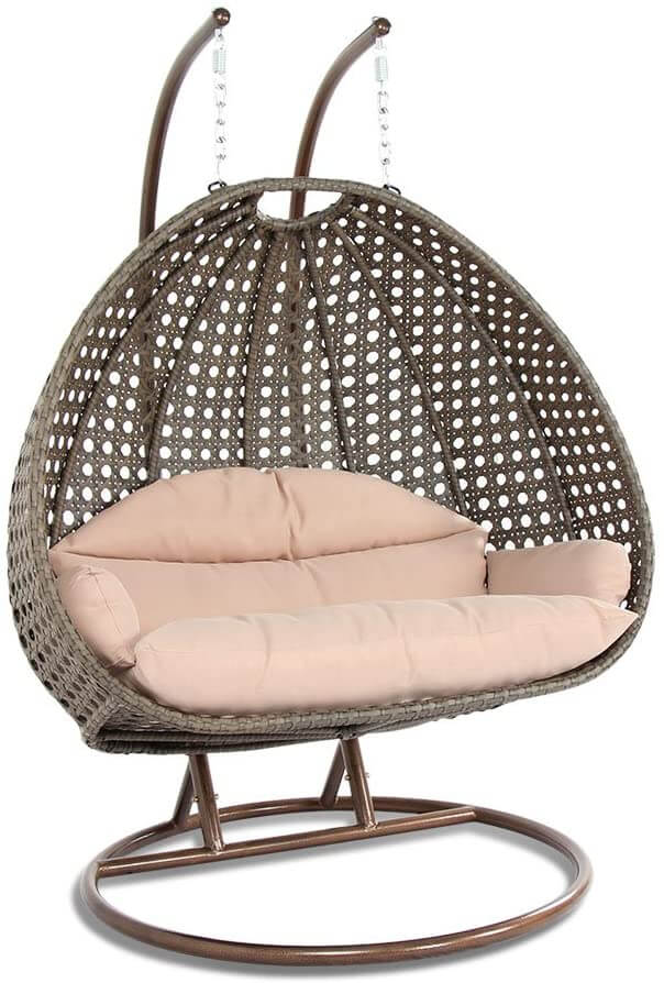 Deluxe Cushioned Hanging Swing Chair