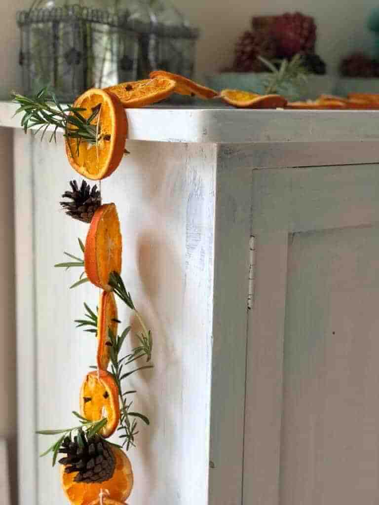 Dried Orange and Clove Garland