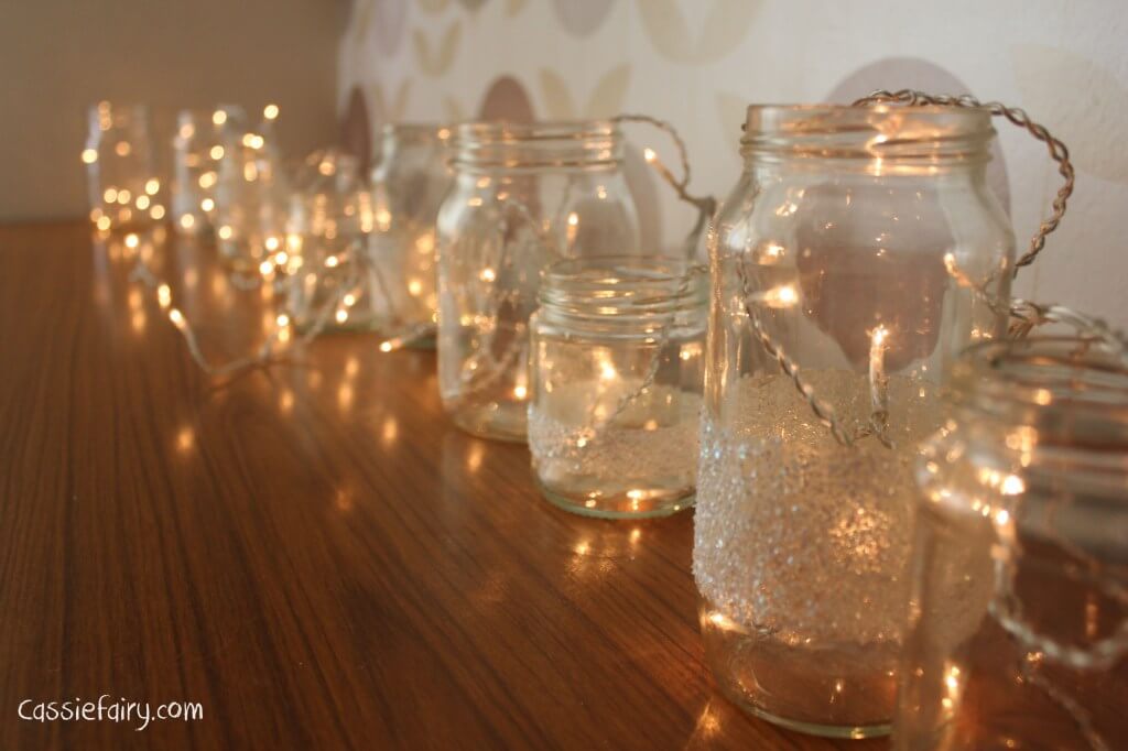 Mason Jar Fairy Lights Lamp