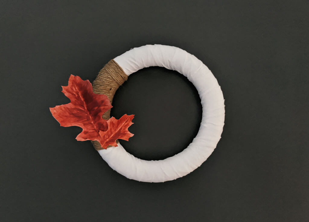 Modern Paper Foam Fall Wreath