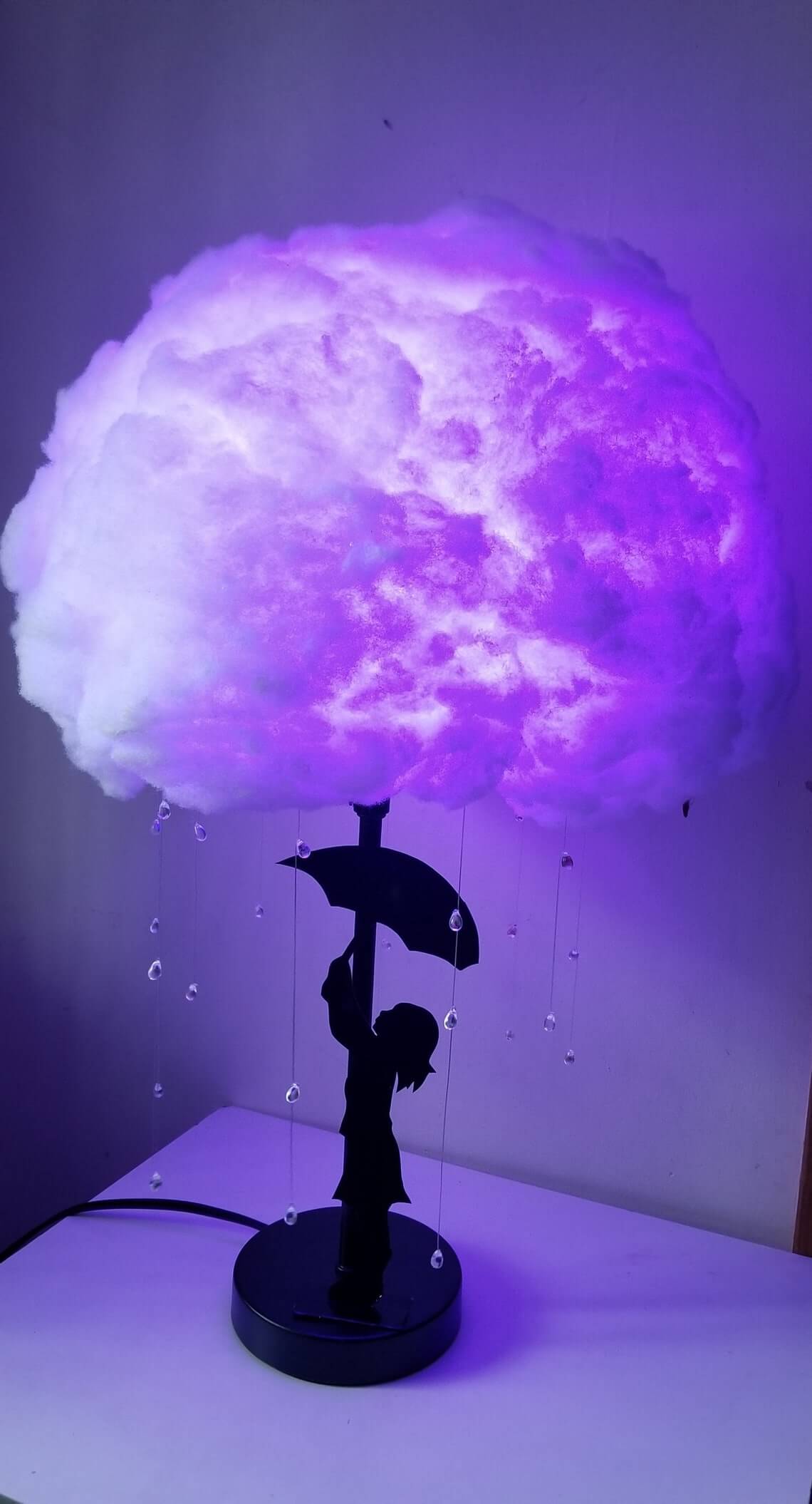 Mysterious Raincloud Table Top Lamp