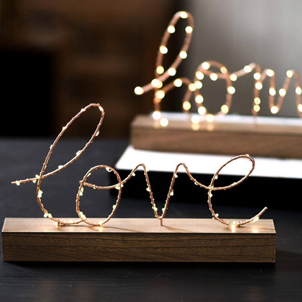 Decorative Figurines Ornaments LED Lamp Light