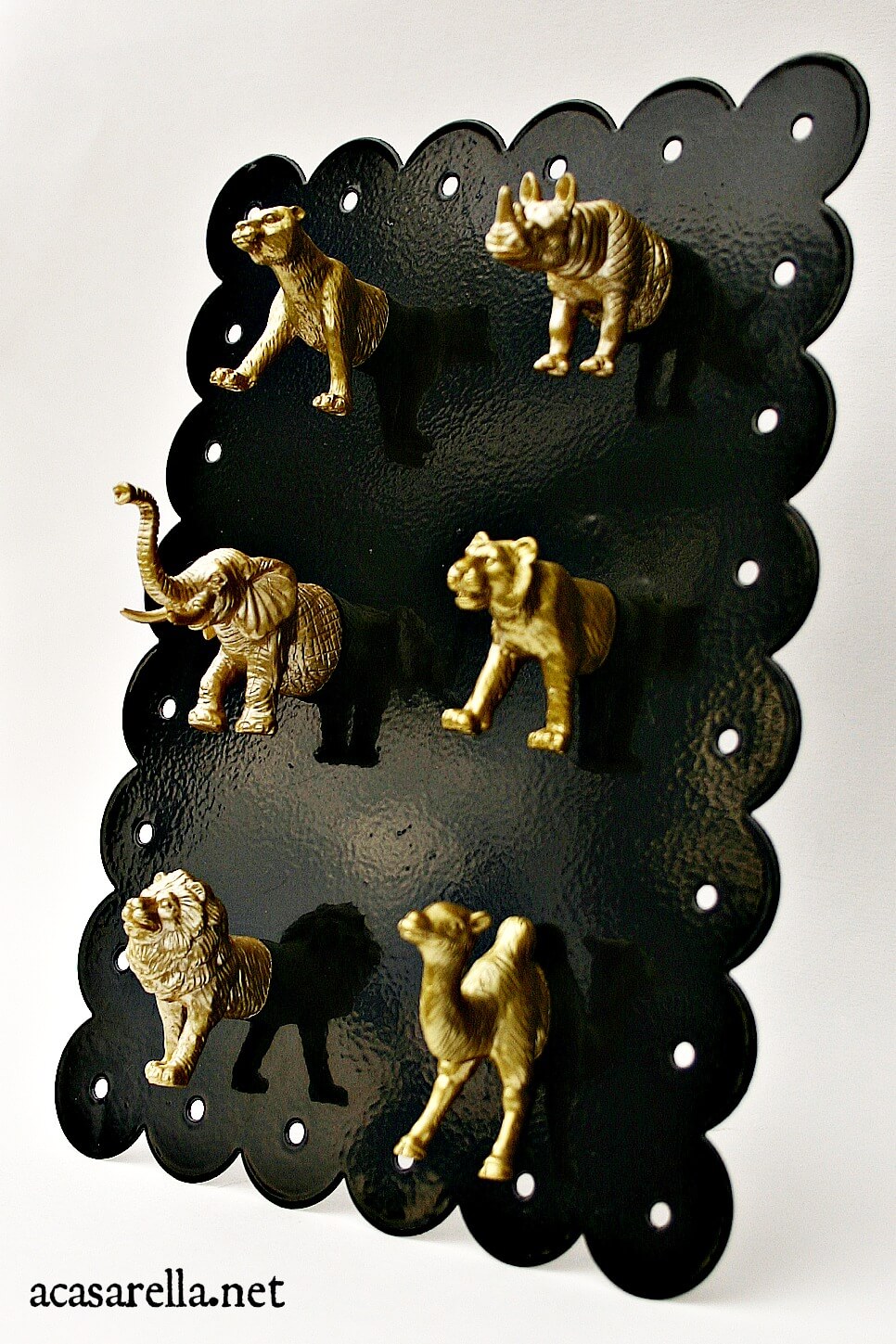 Gilded and Golden DIY Animal Menagerie
